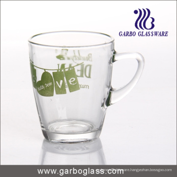 Decal Glass Mug/Cup, Printed Glass Mug/Cup, Imprint Glass Mug (GB094211-2-QT-112)